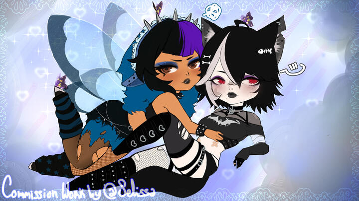 Bea & Hellzy Chibis by Selissa