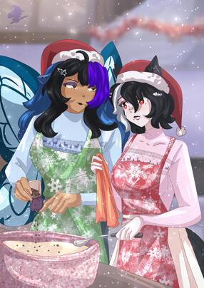 Cooking YCH by Tiny_Witch